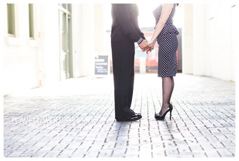 A Downtown San Diego Vintage Engagement