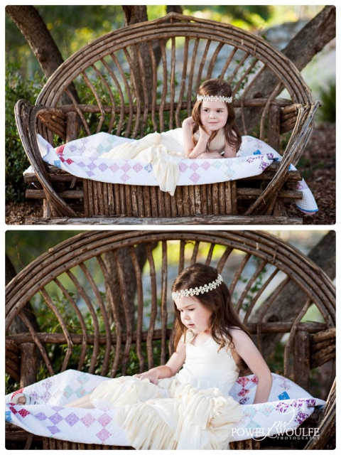 Lavender Princess 5 Year Milestone Session by Powell Woulfe Photography