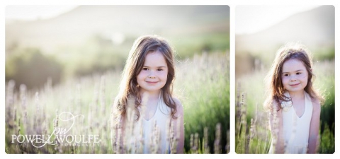 Lavender Princess 5 Year Milestone Session by Powell Woulfe Photography