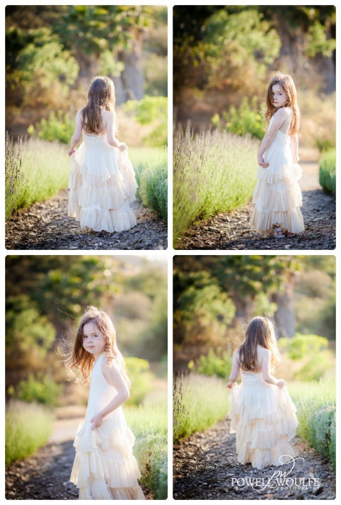 Lavender Princess 5 Year Milestone Session by Powell Woulfe Photography