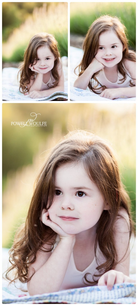 Lavender Princess 5 Year Milestone Session by Powell Woulfe Photography