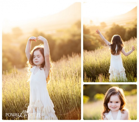 Lavender Princess 5 Year Milestone Session by Powell Woulfe Photography
