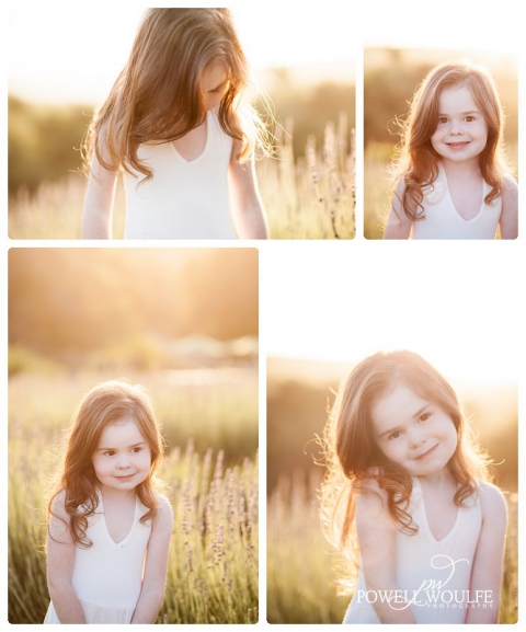 Lavender Princess 5 Year Milestone Session by Powell Woulfe Photography