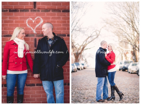 Old Town Alexandria, VA Engagement Session by Powell Woulfe Photography