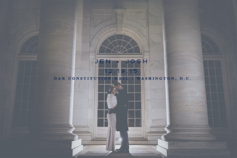 Constitution Hall Wedding, Washington DC - Angela Powell Woulfe, Photographer